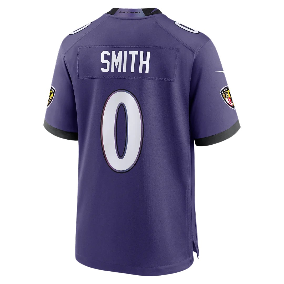 Zennovawear Roquan Smith Baltimore Ravens Team Game Jersey - Purple