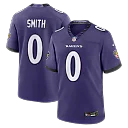 Zennovawear Roquan Smith Baltimore Ravens Team Game Jersey - Purple