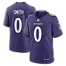 Zennovawear Roquan Smith Baltimore Ravens Team Game Jersey - Purple