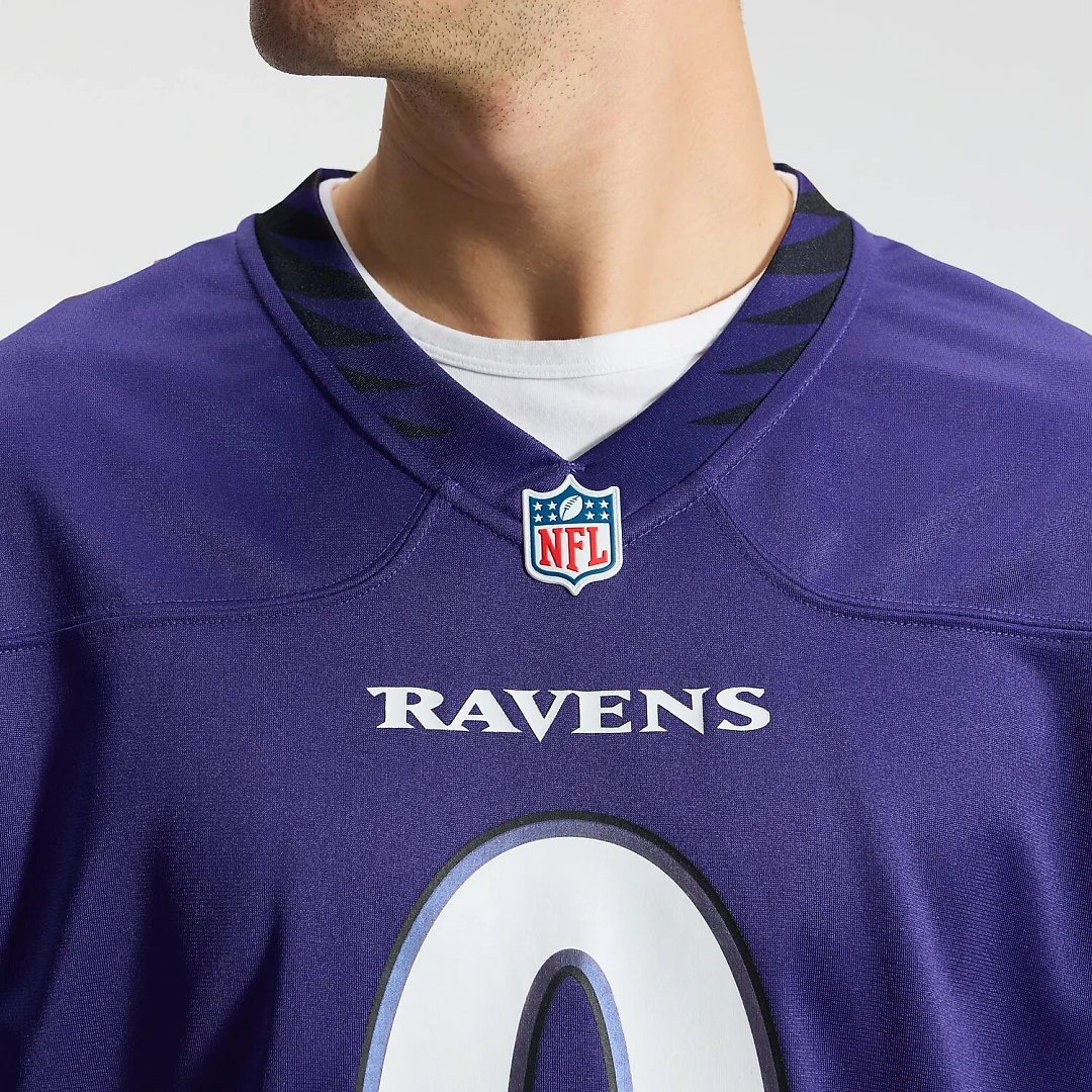 Zennovawear Roquan Smith Baltimore Ravens Team Game Jersey - Purple