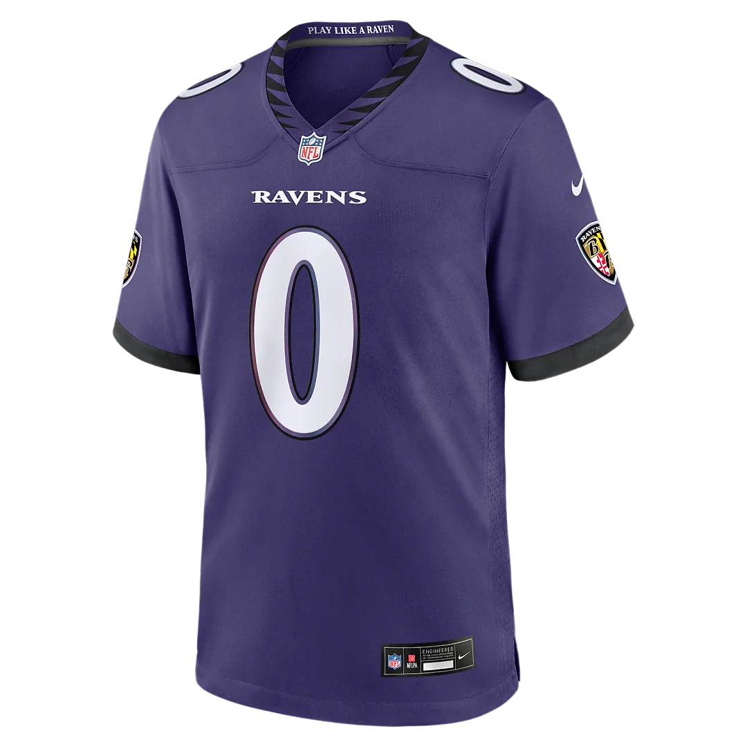 Zennovawear Roquan Smith Baltimore Ravens Team Game Jersey - Purple