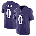 Zennovawear Roquan Smith Baltimore Ravens Team Vapor FUSE. Stitched Limited Jersey - Purple