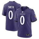 Zennovawear Roquan Smith Baltimore Ravens Team Game Jersey - Purple