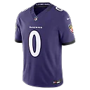 Zennovawear Roquan Smith Baltimore Ravens Team Vapor FUSE. Stitched Limited Jersey - Purple