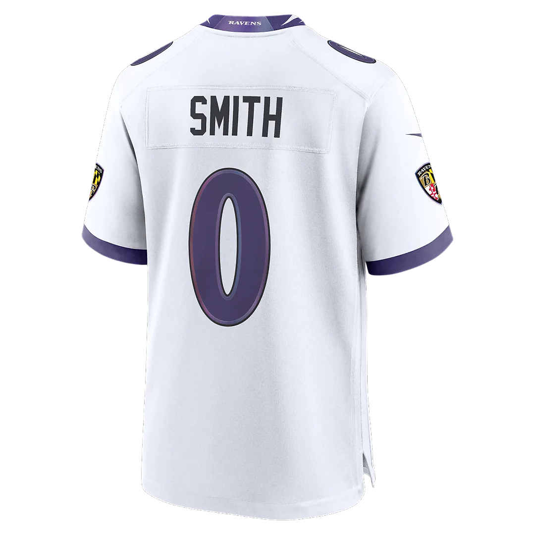 Zennovawear Roquan Smith Baltimore Ravens Game Jersey - White