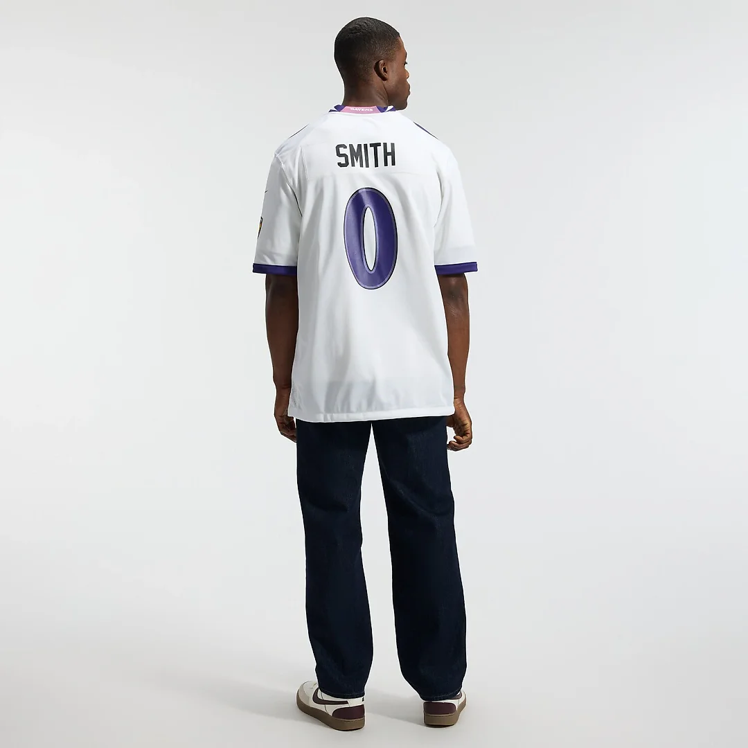 Zennovawear Roquan Smith Baltimore Ravens Game Jersey - White
