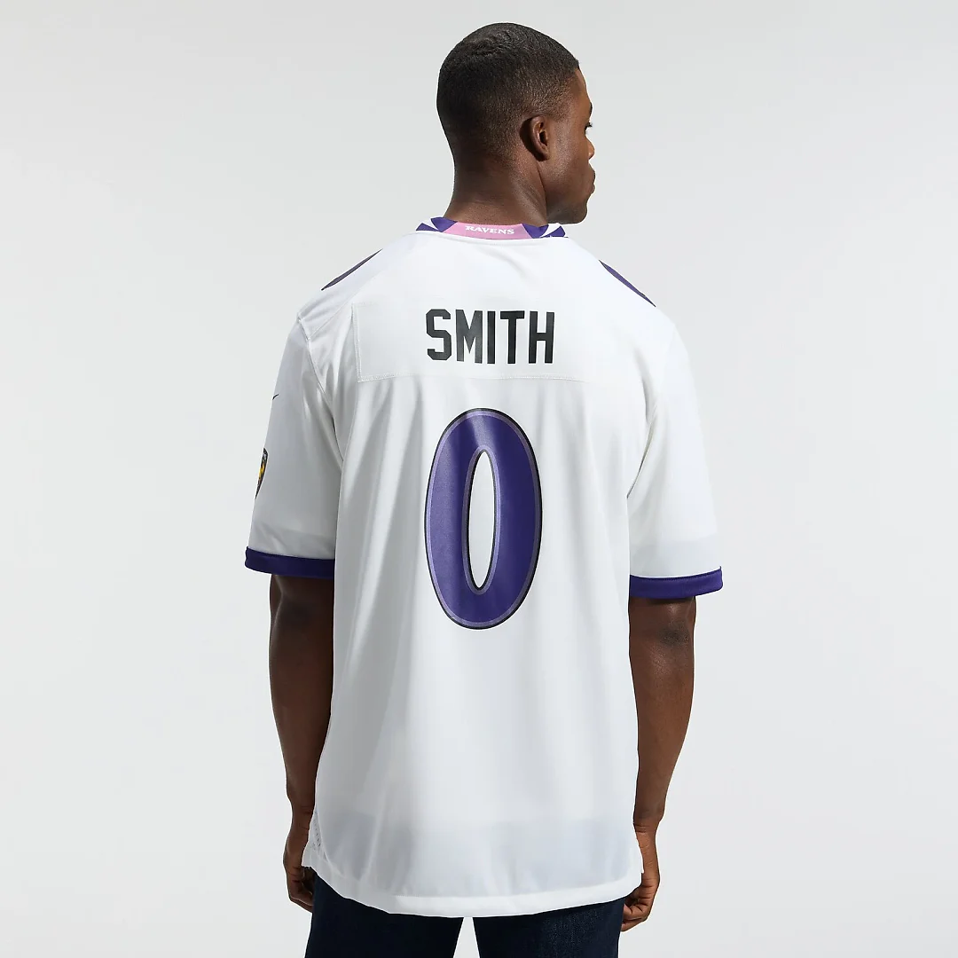 Zennovawear Roquan Smith Baltimore Ravens Game Jersey - White