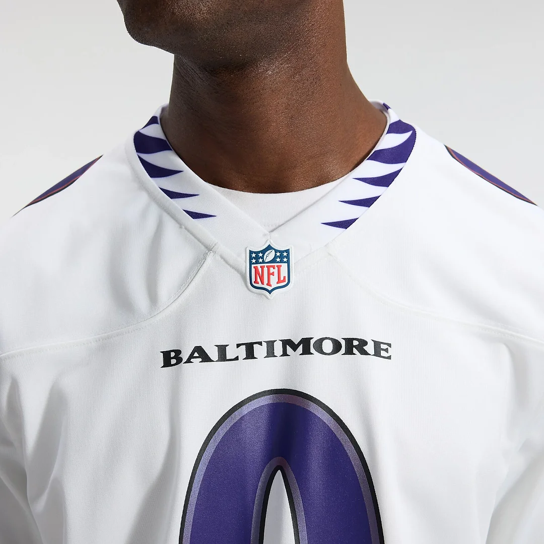Zennovawear Roquan Smith Baltimore Ravens Game Jersey - White