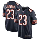 Zennovawear Roschon Johnson Chicago Bears Team Game Jersey - Navy
