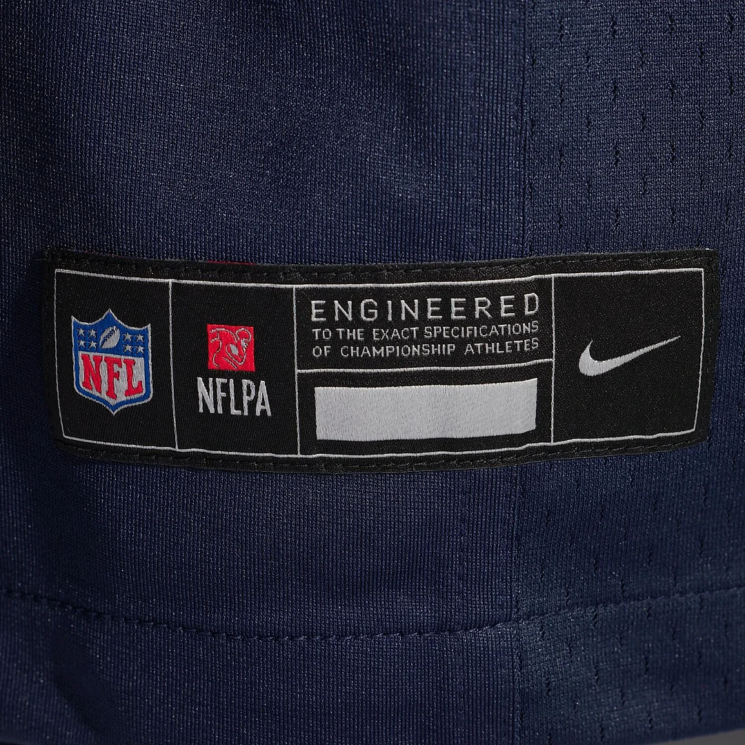 Zennovawear Roschon Johnson Chicago Bears Team Game Jersey - Navy