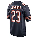 Zennovawear Roschon Johnson Chicago Bears Team Game Jersey - Navy