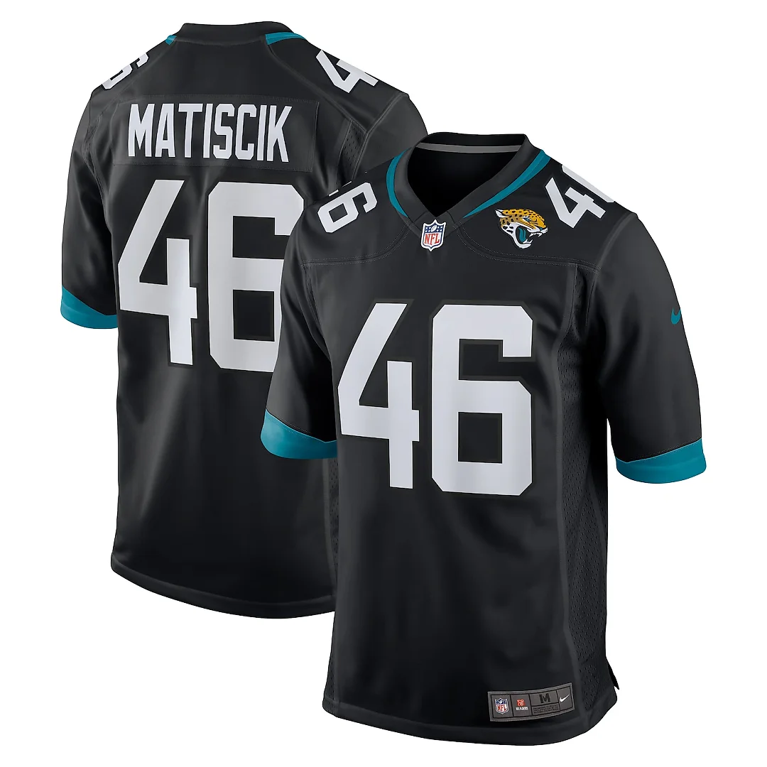 Zennovawear Ross Matiscik Jacksonville Jaguars Alternate Game Jersey - Black