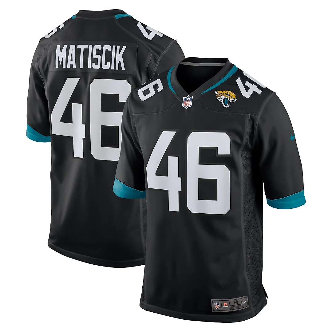 Zennovawear Ross Matiscik Jacksonville Jaguars Alternate Game Jersey - Black