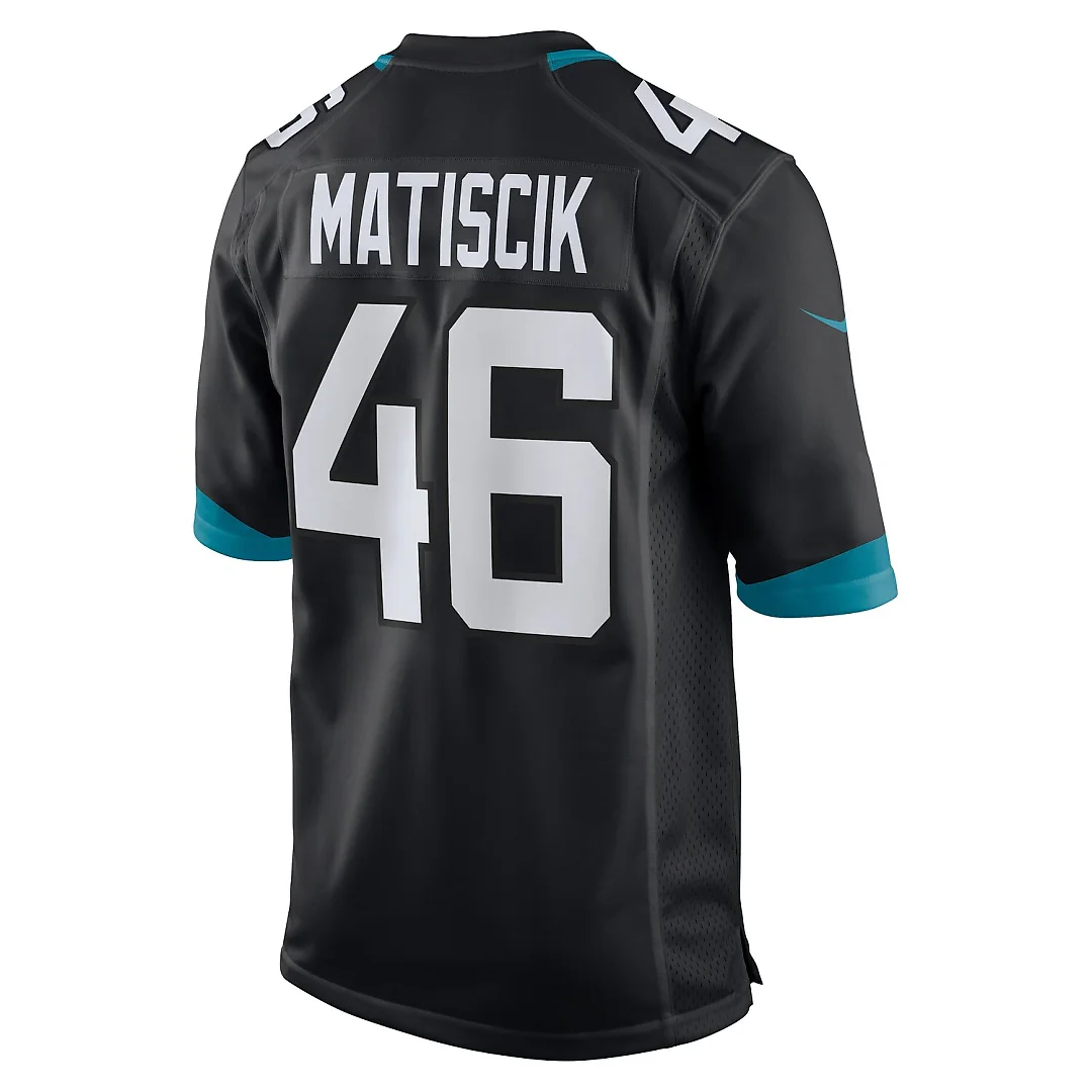 Zennovawear Ross Matiscik Jacksonville Jaguars Alternate Game Jersey - Black