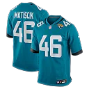Zennovawear Ross Matiscik Jacksonville Jaguars Game Jersey - Teal