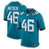 Zennovawear Ross Matiscik Jacksonville Jaguars Game Jersey - Teal