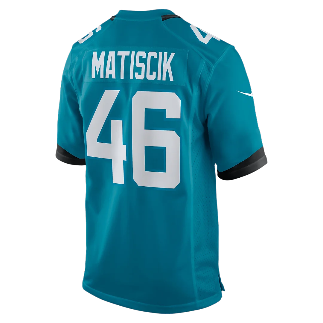 Zennovawear Ross Matiscik Jacksonville Jaguars Game Jersey - Teal
