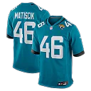 Zennovawear Ross Matiscik Jacksonville Jaguars Game Jersey - Teal
