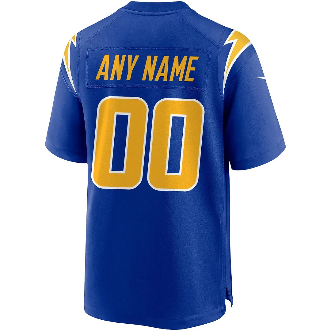 Zennovawear Los Angeles Chargers Alternate Custom Game Jersey - Royal