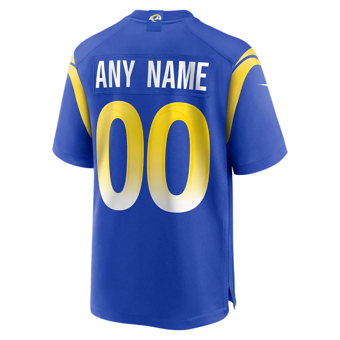 Zennovawear Los Angeles Rams Custom Game Jersey - Royal