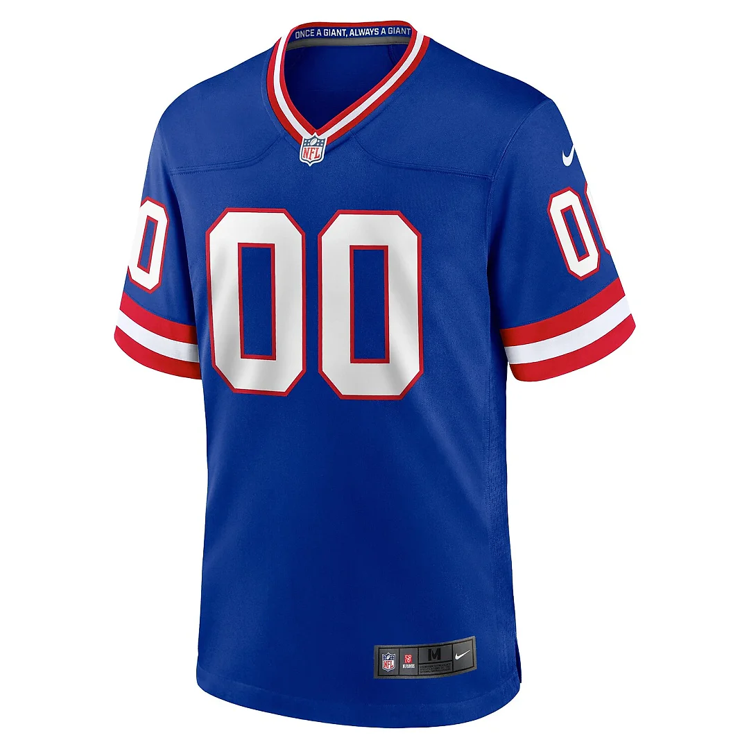 Zennovawear New York Giants Classic Custom Game Jersey - Royal
