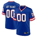 Zennovawear New York Giants Classic Custom Game Jersey - Royal