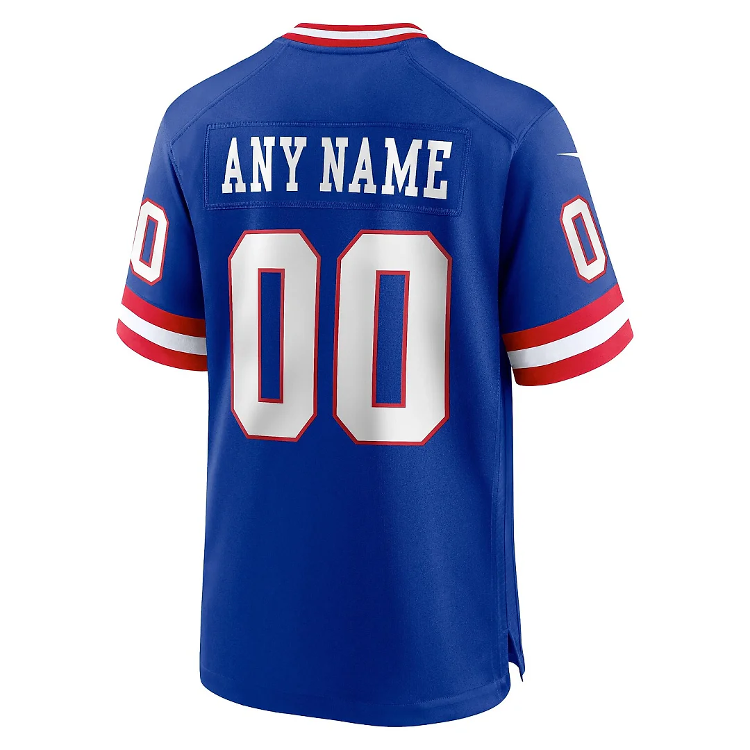 Zennovawear New York Giants Classic Custom Game Jersey - Royal