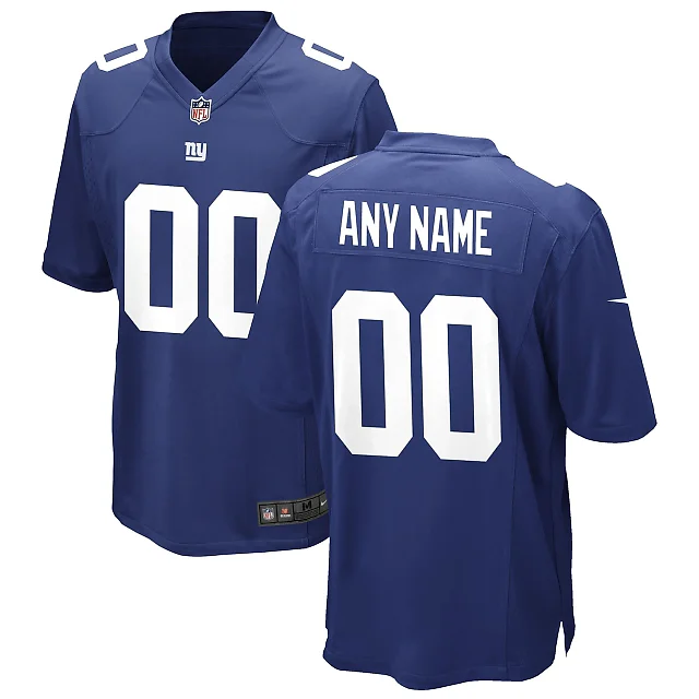 Zennovawear New York Giants Custom Game Jersey - Royal