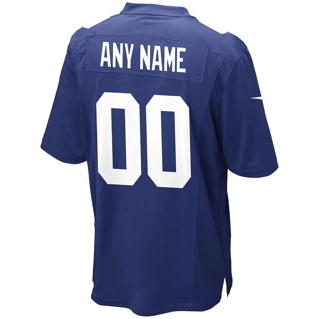 Zennovawear New York Giants Custom Game Jersey - Royal
