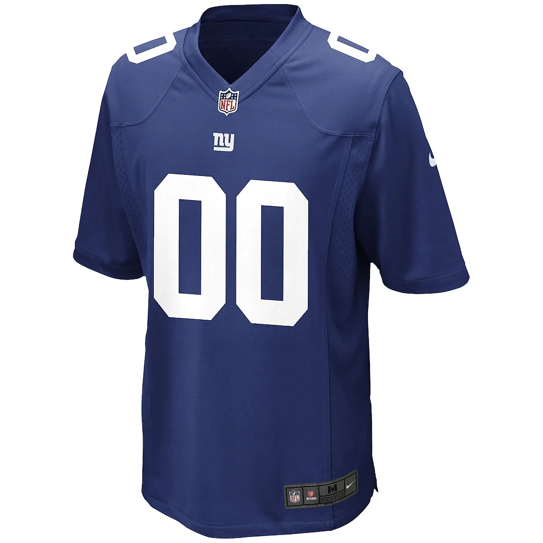Zennovawear New York Giants Custom Game Jersey - Royal