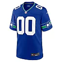 Zennovawear Seattle Seahawks Throwback Custom Jersey - Royal