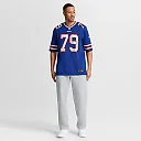 Zennovawear Ruben Brown Buffalo Bills Game Retired Player Jersey - Royal