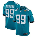 Zennovawear Ruke Orhorhoro Jacksonville Jaguars Team Game Jersey - Teal