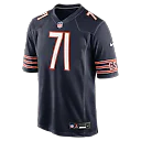 Zennovawear Ryan Bates Chicago Bears Game Jersey - Navy