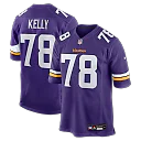 Zennovawear Ryan Kelly Minnesota Vikings Team Game Jersey - Purple