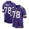 Zennovawear Ryan Kelly Minnesota Vikings Team Game Jersey - Purple