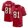 Zennovawear Ryan Miller Tampa Bay Buccaneers Team Game Jersey - Red