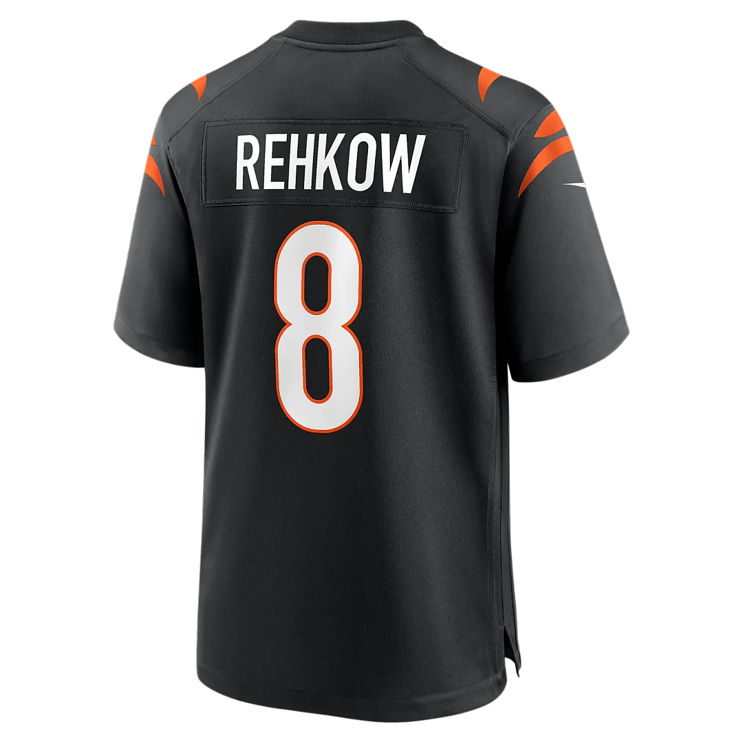 Zennovawear Ryan Rehkow Cincinnati Bengals Game Jersey - Black