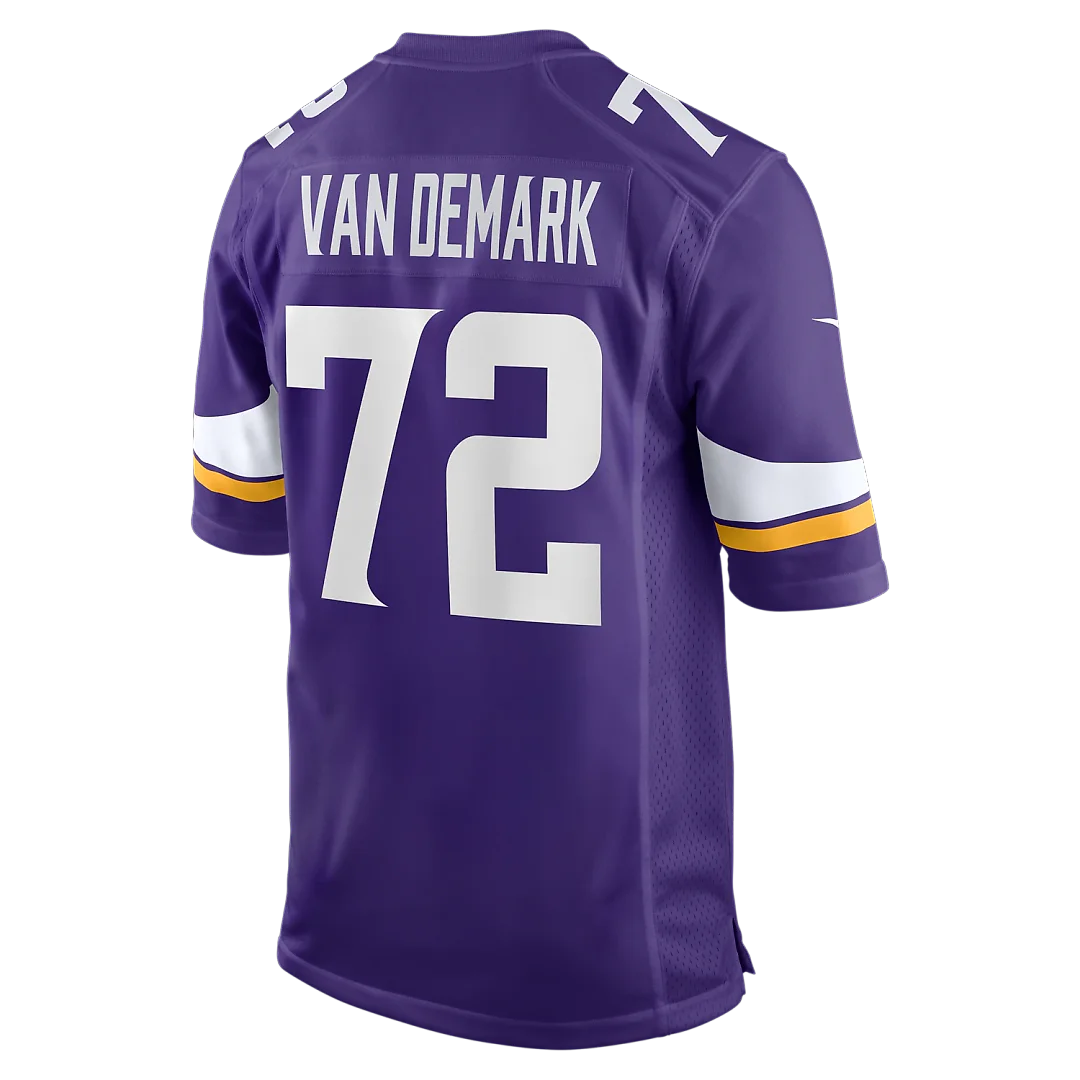 Zennovawear Ryan Van Demark Minnesota Vikings Team Game Jersey - Purple