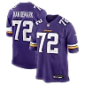 Zennovawear Ryan Van Demark Minnesota Vikings Team Game Jersey - Purple
