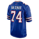 Zennovawear Ryan Van Demark Buffalo Bills Game Player Jersey - Royal