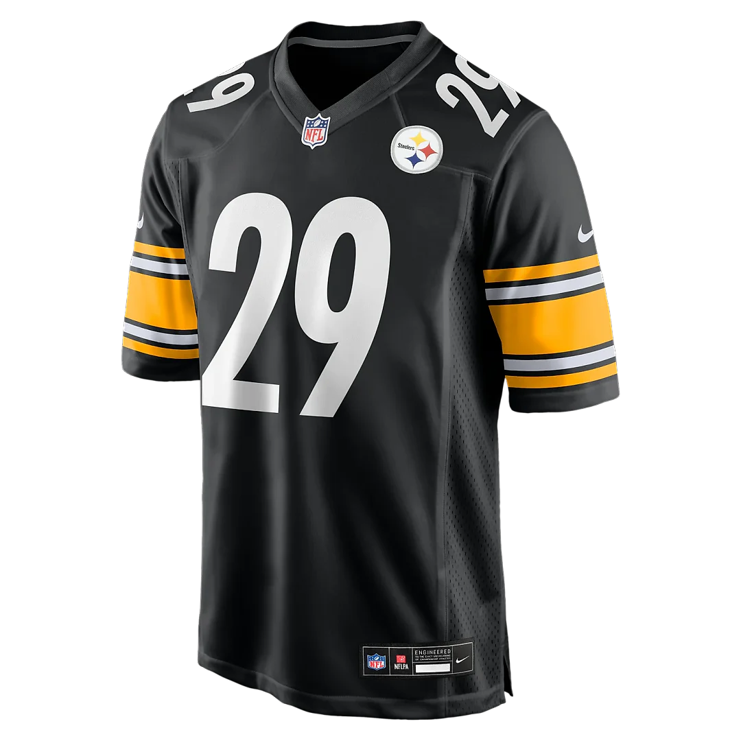 Zennovawear Ryan Watts Pittsburgh Steelers Game Jersey - Black
