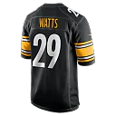 Zennovawear Ryan Watts Pittsburgh Steelers Game Jersey - Black