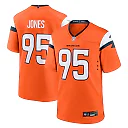 Zennovawear Sai'vion Jones Denver Broncos Team Game Jersey - Orange