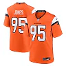 Zennovawear Sai'vion Jones Denver Broncos Team Game Jersey - Orange