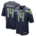 Zennovawear Sam Darnold Seattle Seahawks Super Bowl LX Patch Game Jersey - College Navy
