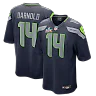 Zennovawear Sam Darnold Seattle Seahawks Super Bowl LX Patch Game Jersey - College Navy