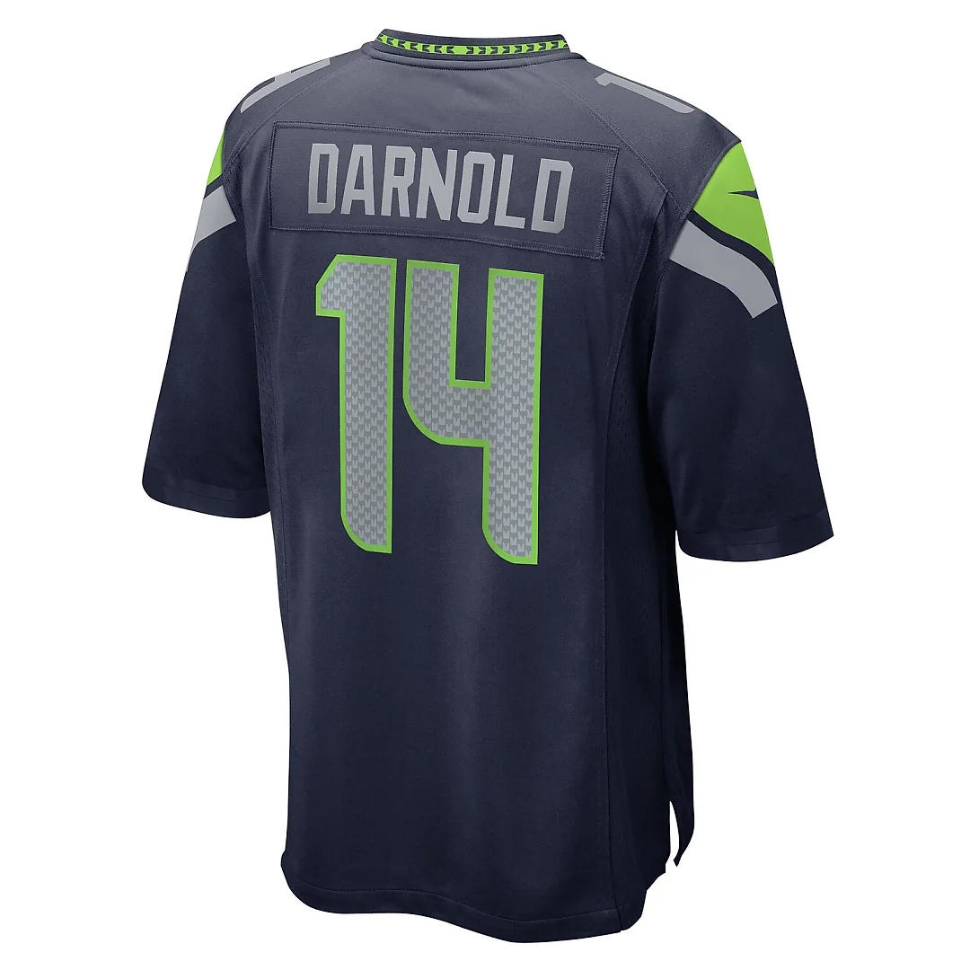 Zennovawear Sam Darnold Seattle Seahawks Team Game Jersey - College Navy