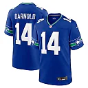 Zennovawear Sam Darnold Seattle Seahawks Alternate Game Player Jersey - Royal