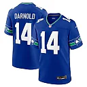 Zennovawear Sam Darnold Seattle Seahawks Alternate Game Player Jersey - Royal